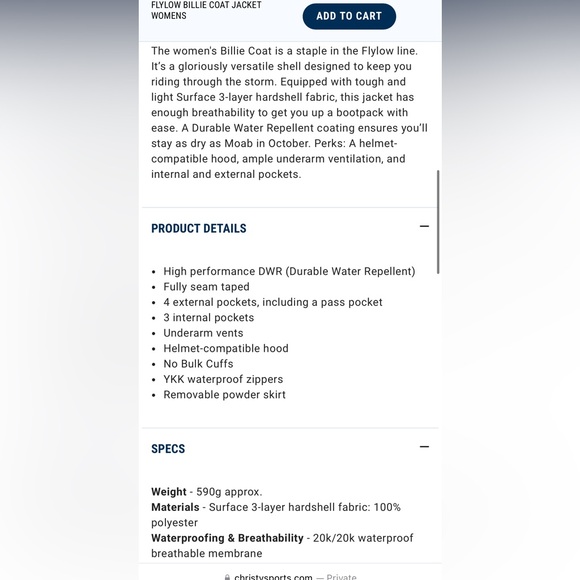 Flylow Billie Coat - Picture 14 of 14